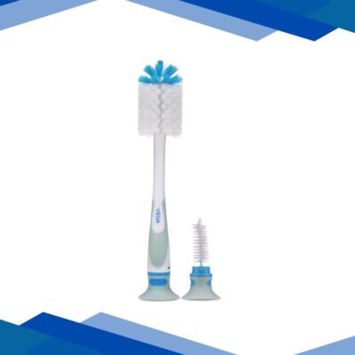 Vega Baby & Mom 2-in-1 Bottle, Nipple Brush & BPA Free 1’s