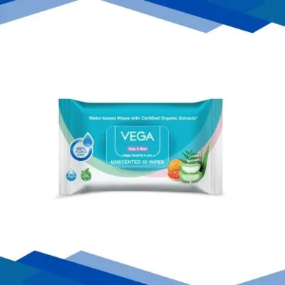 Vega Baby & Mom 99% Pure Water Wipes 30’s