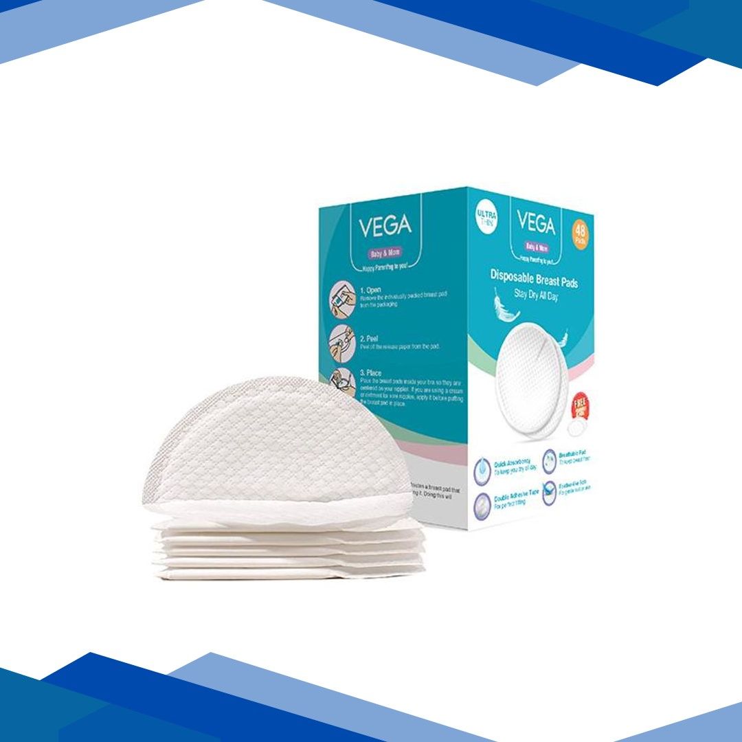 Vega Baby & Mom Breast Pad 48’s (+ Free 2’s)