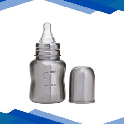 Vega Baby & Mom Steel Feeding Bottle Regular Neck 120 ml