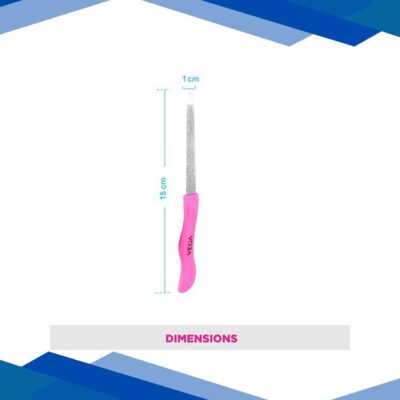 Vega Hot Pink Nail File (NF – 01) 16 gm