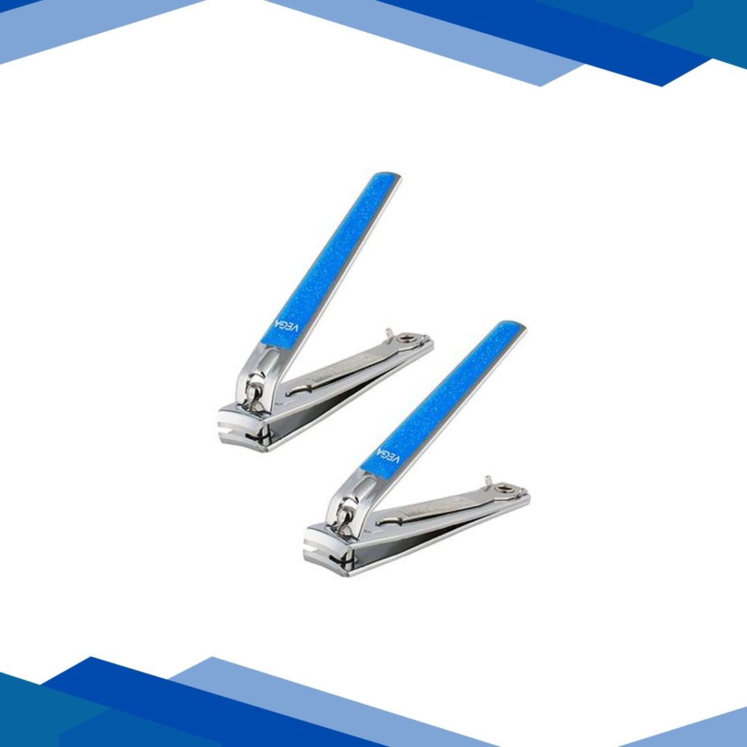 Vega Large Nail Clipper, Colour May Vary (VC2LNC-02) 2’s