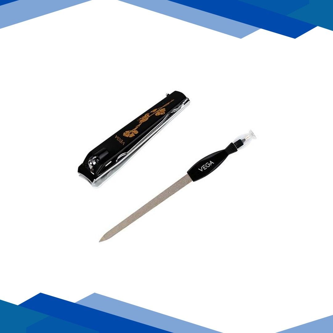 Vega Nail File and Large Nail Clipper (VCP-11) 2’s