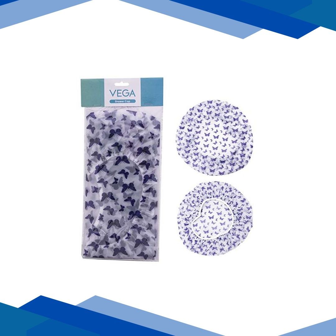 Vega Premium Colorful Shower Cap (SC-02) 2’s