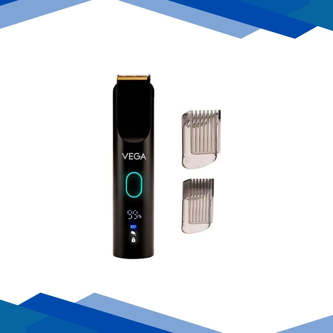 Vega SmartOne Series S1 VHTH-30 Fully Waterproof Trimmer 120 min Runtime 40 Length Settings (Black) 1’s