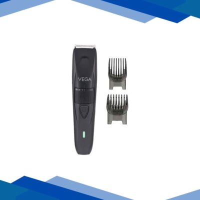 Vega Trimmer for Men with 90 Mins Runtime, Stainless Steel Blades & 40 Length Settings, Black, (Power Lite, VHTH-38) 1’s