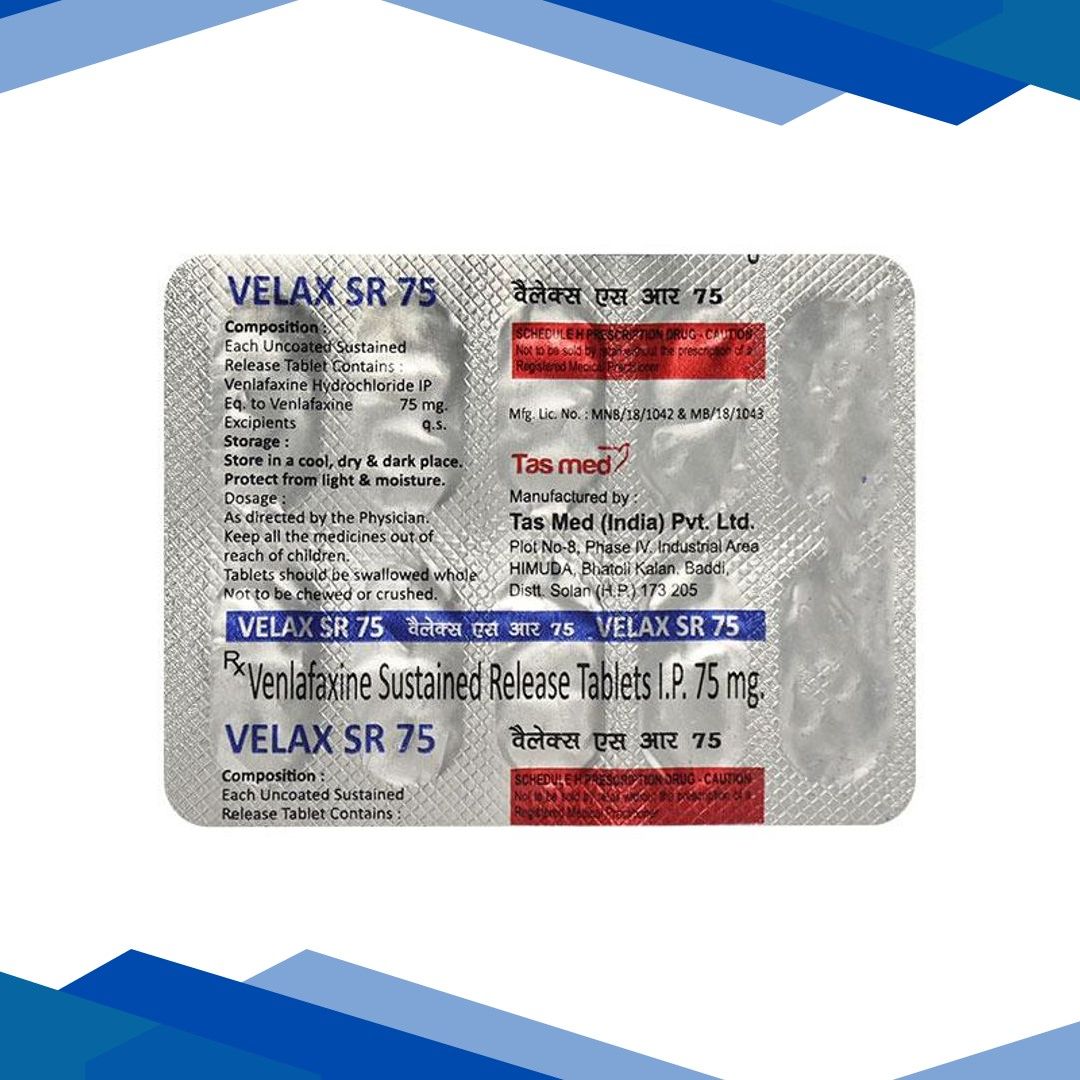 VELAX SR 75mg Tablet 10’s