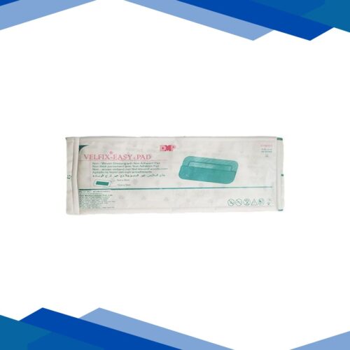 Velfix – Easy + Pad Non Woven Dressing with Non Adherent Pad (5514E) (10 cm x 35 cm) 1’s