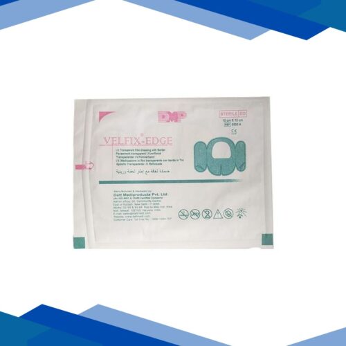 Velfix Edge I.V. Transparent Film Dressing With Border (5505A) (10 cm x 12 cm) 1’s