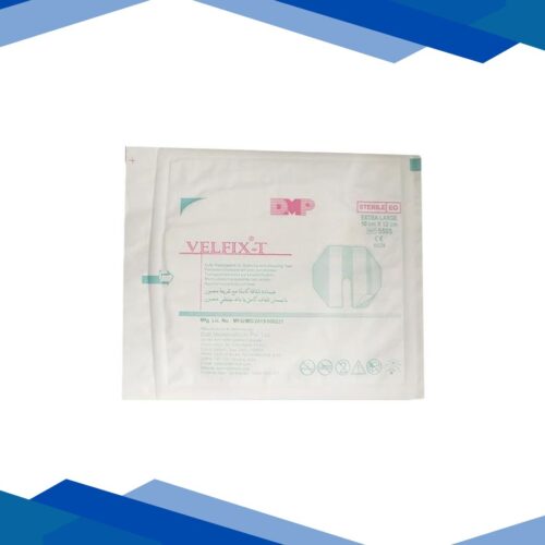 Velfix – T Fully Transparent I.V. Dressing With Securing Tape (5505) (10 cm x 12 cm) 1’s
