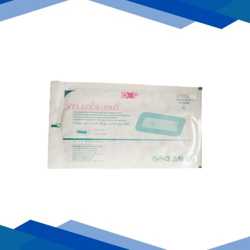 Velfix – T + Pad Transparent Film Dressing With Non Adherent Pad (5508) (10 cm x 20 cm) 1’s