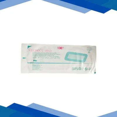 Velfix – T + Pad Transparent Film Dressing With Non Adherent Pad (5510) (10 cm x 30 cm) 1’s