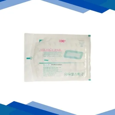 Velfix – T + Pad Transparent Film Dressing With Non Adherent Pad (5513) (9 cm x 12.5 cm) 1’s