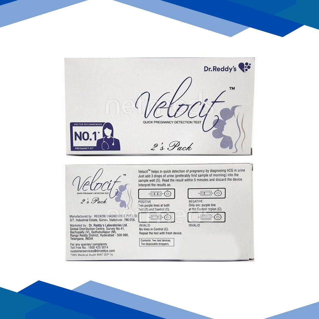 Velocit Quick Pregnancy Detection Test Device 2’S
