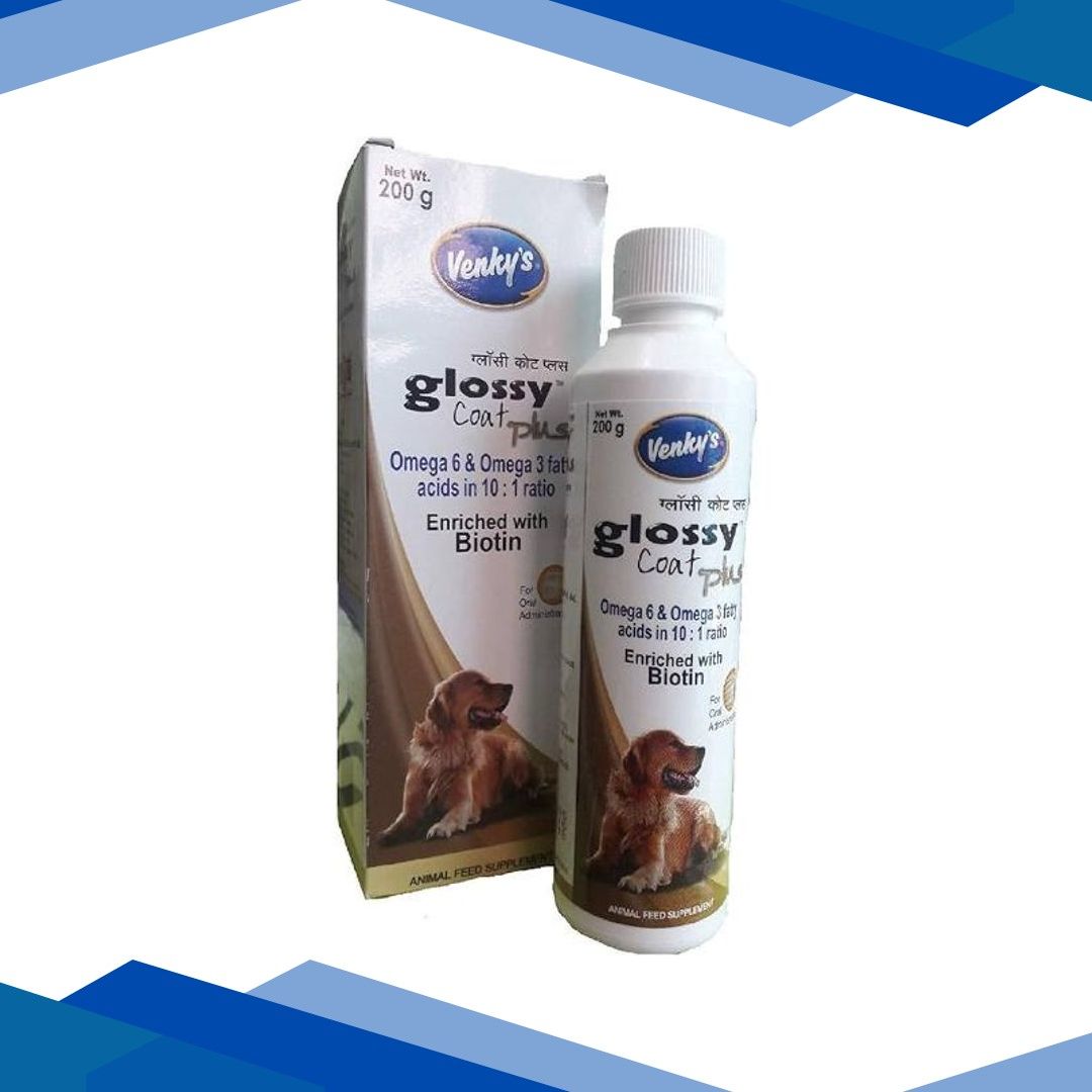 Venkys glossy coat plus Animal Feed Supplement 200 ml