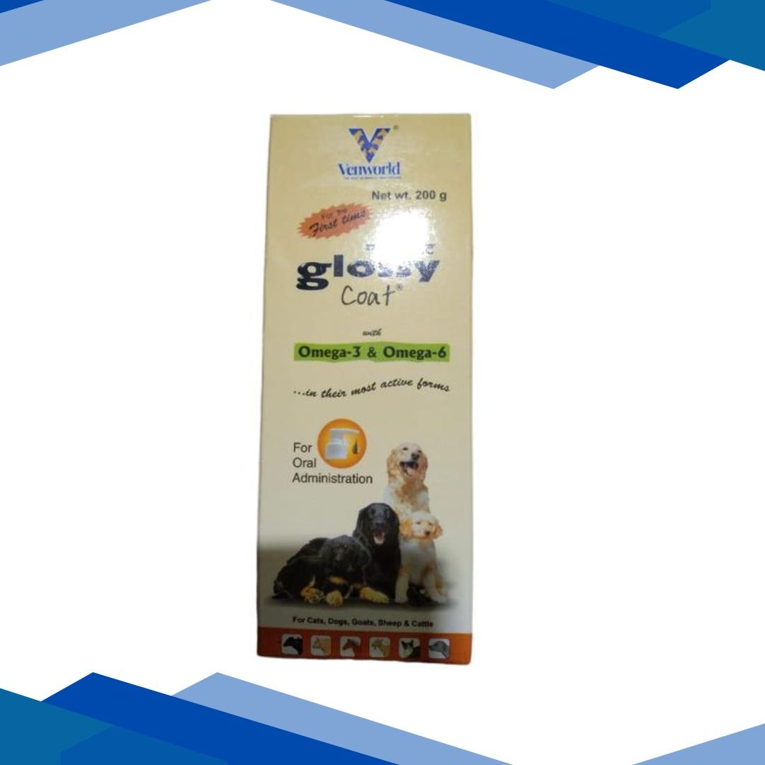 Venkys Glossy Coat With Omega 3 & Omega 6 200 g