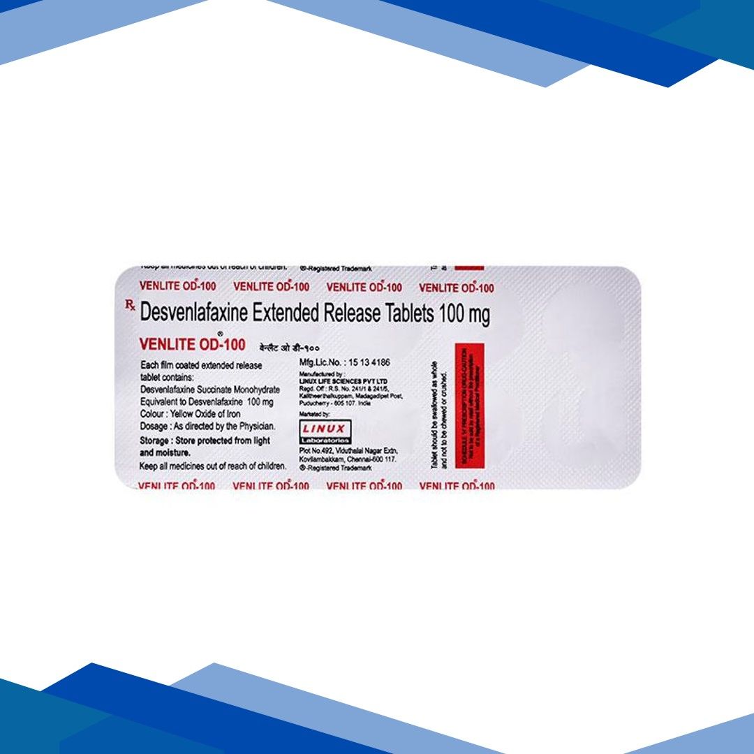 Venlite OD 100mg Tablet 10’S