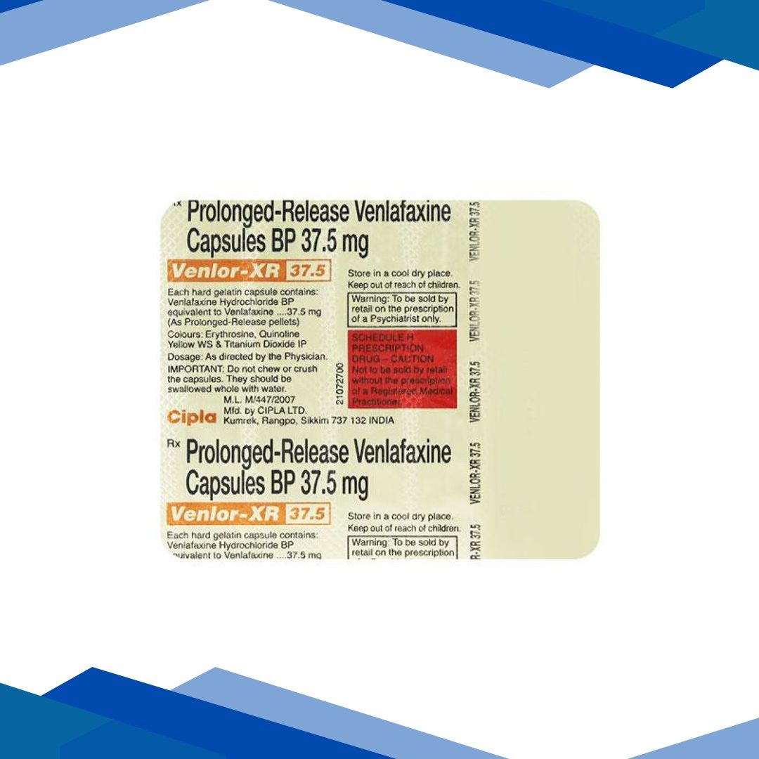 Venlor XR 37.5mg Capsule 10’S