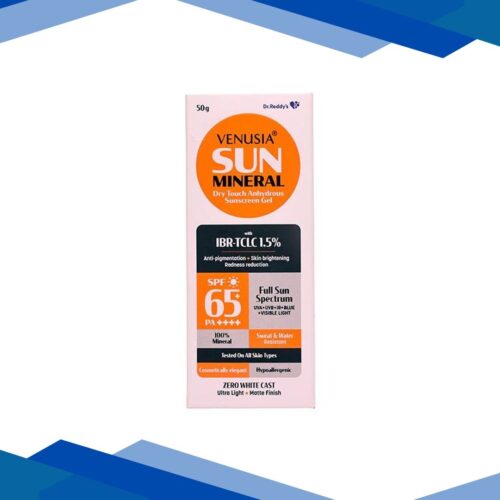 VENUSIA SUN MINERAL SPF 65+ PA ++++ UVA+UVB+IR Sunscreen Gel 50g