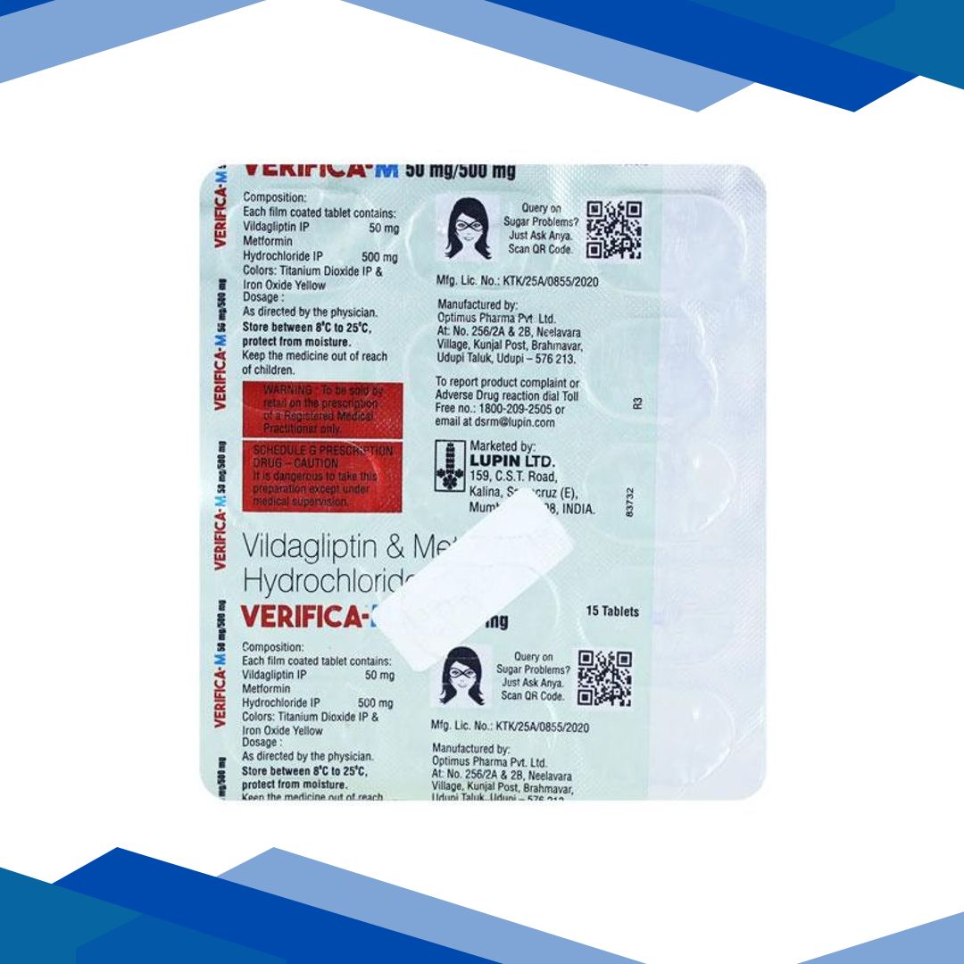 VERIFICA M 50/500mg Tablet 15’s