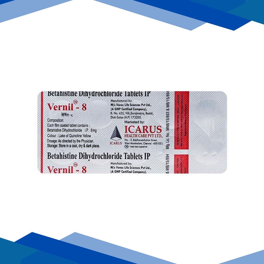 Vernil 8mg Tablet 10’S