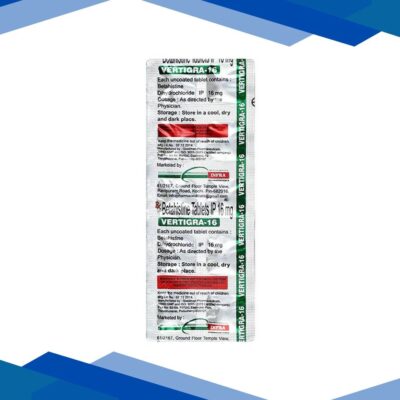 VERTIGRA 16mg Tablet 10’s