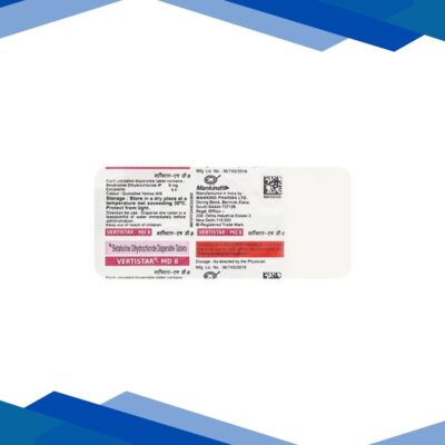 Vertistar MD 8mg Tablet 10’S