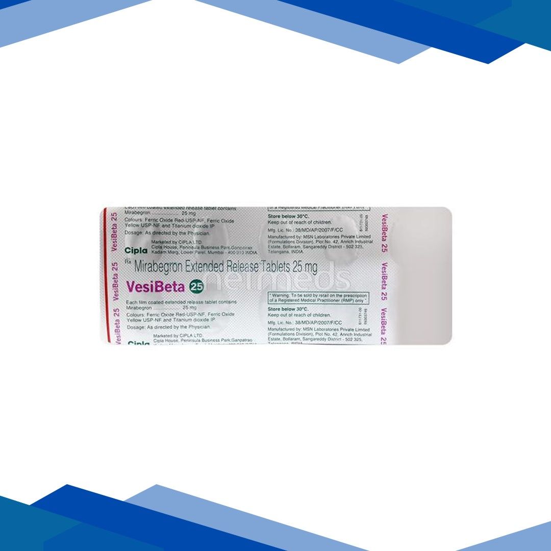 Vesibeta 25mg Tablet 10’S