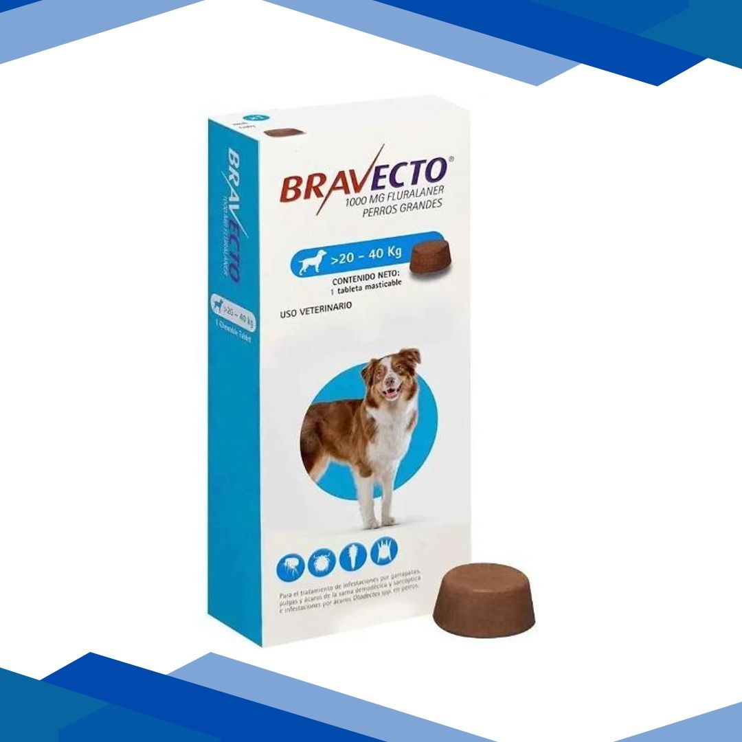 Vet Bravecto (Blue) 20-40 Kg