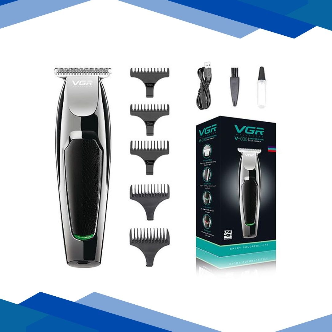 VGR V-030 Trimmer 100 min Runtime (Black) 1’s