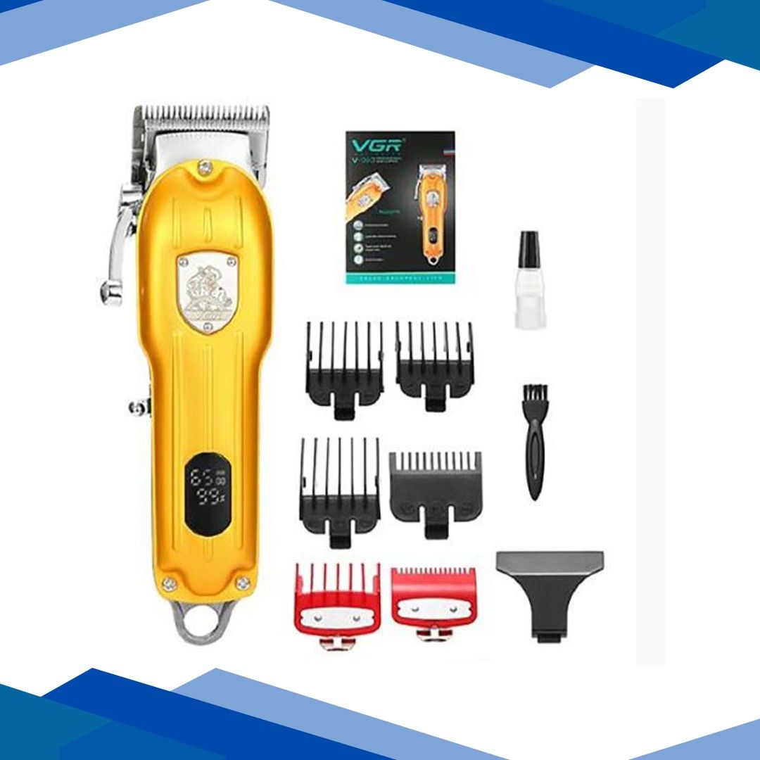 VGR V-092 Trimmer 300 min Runtime 6 Length Settings (Gold) 1’s