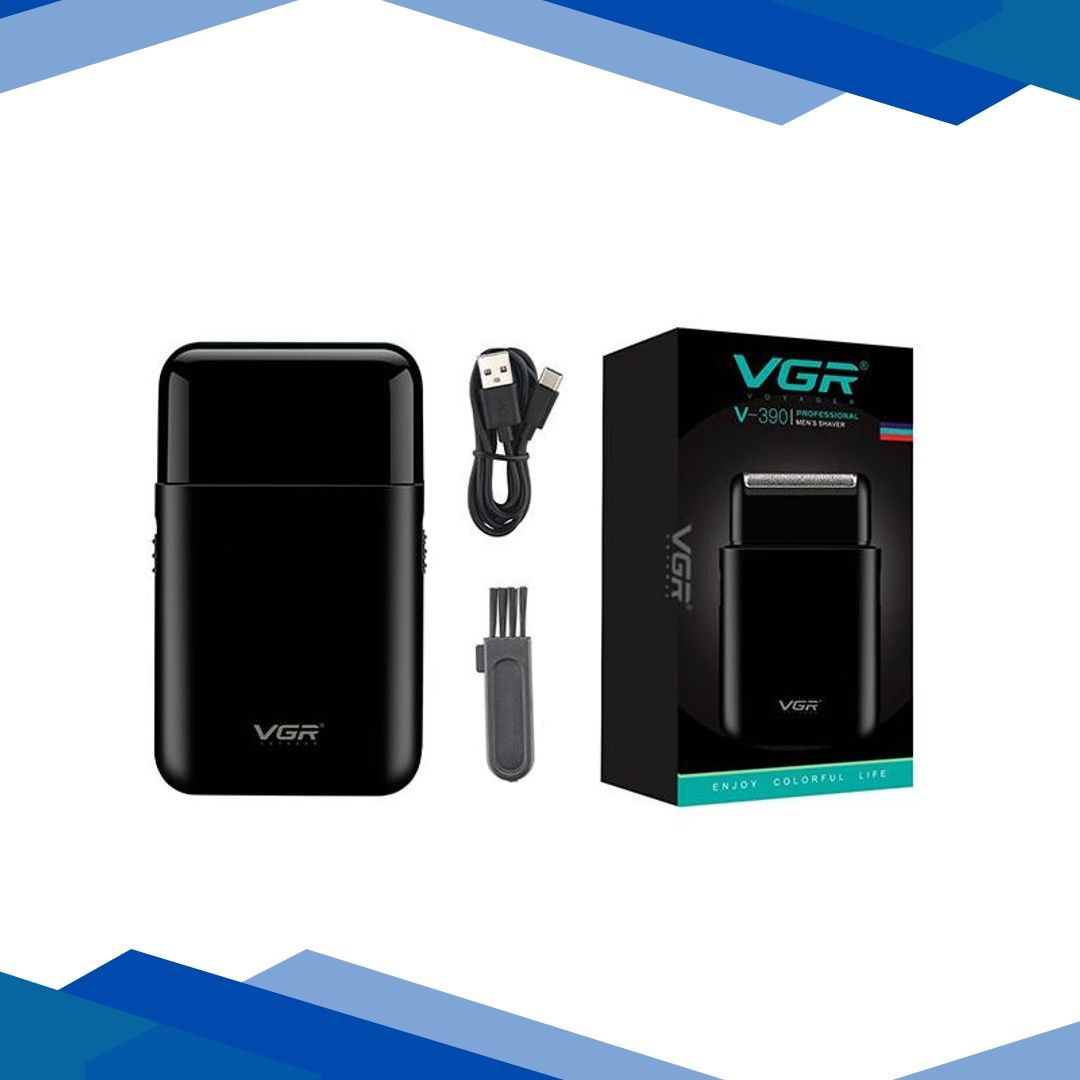 VGR V-390 Trimmer 45 min Runtime 0 Length Settings (Black) 1’s