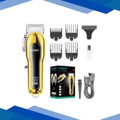 VGR V-680 Trimmer 200 min Runtime 4 Length Settings (Black) 1’s