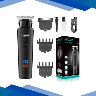 VGR V-937 Trimmer 500 min Runtime 3 Length Settings (Black) 1’s