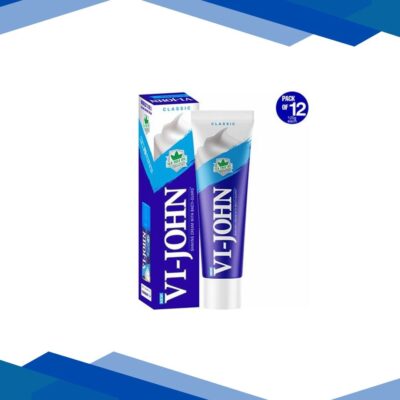 Vi-John Classic Bacti Guard Shaving Cream – Tea Tree – Pack of 12 x 125 gm
