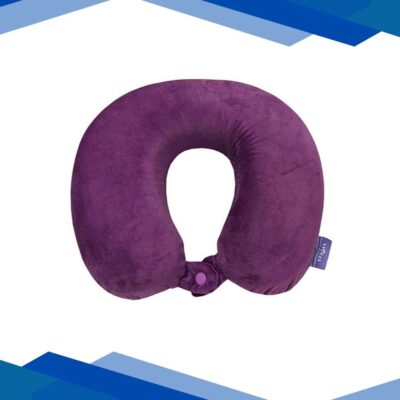 VIAGGI Memory Foam Neck Pillow – Egg Plant