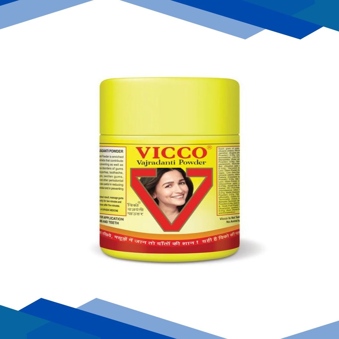 Vicco Vajradanti Ayurvedic Tooth Powder 100 gm