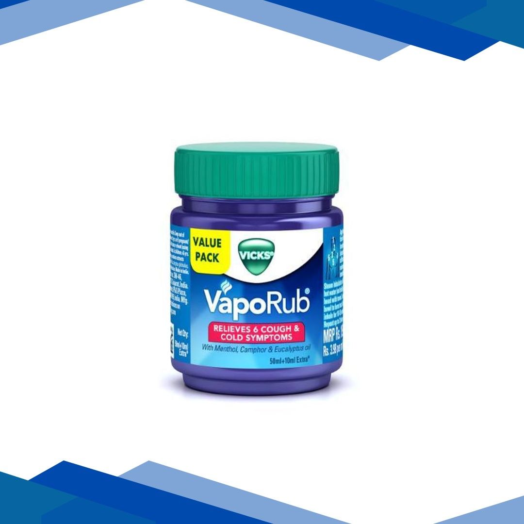 Vicks VapoRub Cough Relief 50 ml + 10 ml Extra