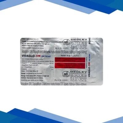 VIDAGLO DM 100/10/500 Tablet 10’s
