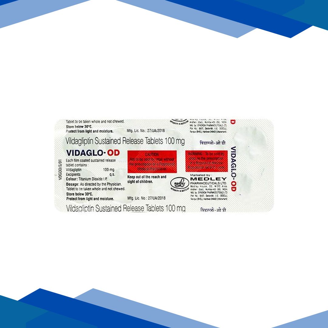 VIDAGLO OD 100 Tablet 10’s