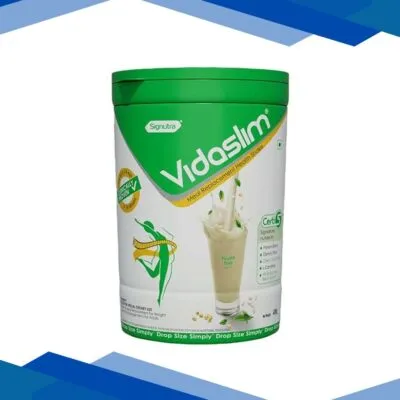 Vidaslim High Protein Meal Replacement for Weight Management Powder Jar – Vanilla Elixir Flavour 400 g