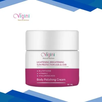 Vigini Lightening Brightening Sun Protection UVA & UVB Body Polishing Cream 50 ml