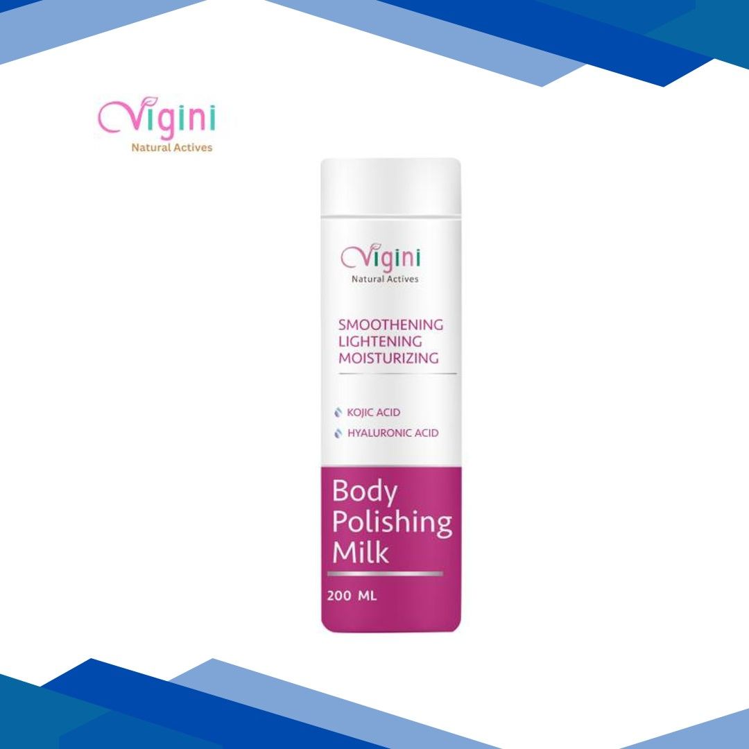 Vigini Smoothening Lightening Moisturizing Body Polishing Milk Lotion 200 ml