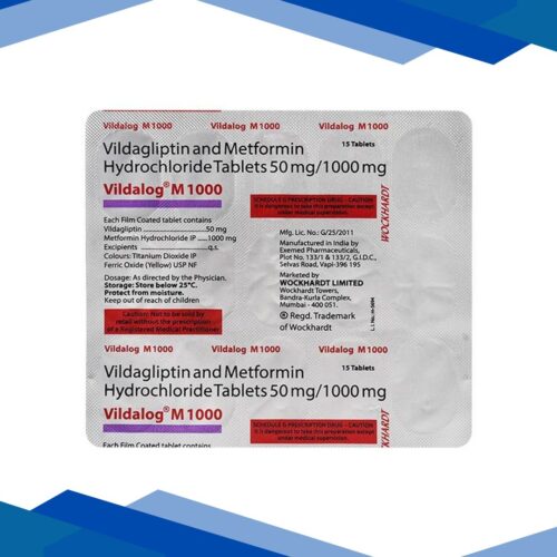 VILDALOG M 1000mg Tablet 15’s