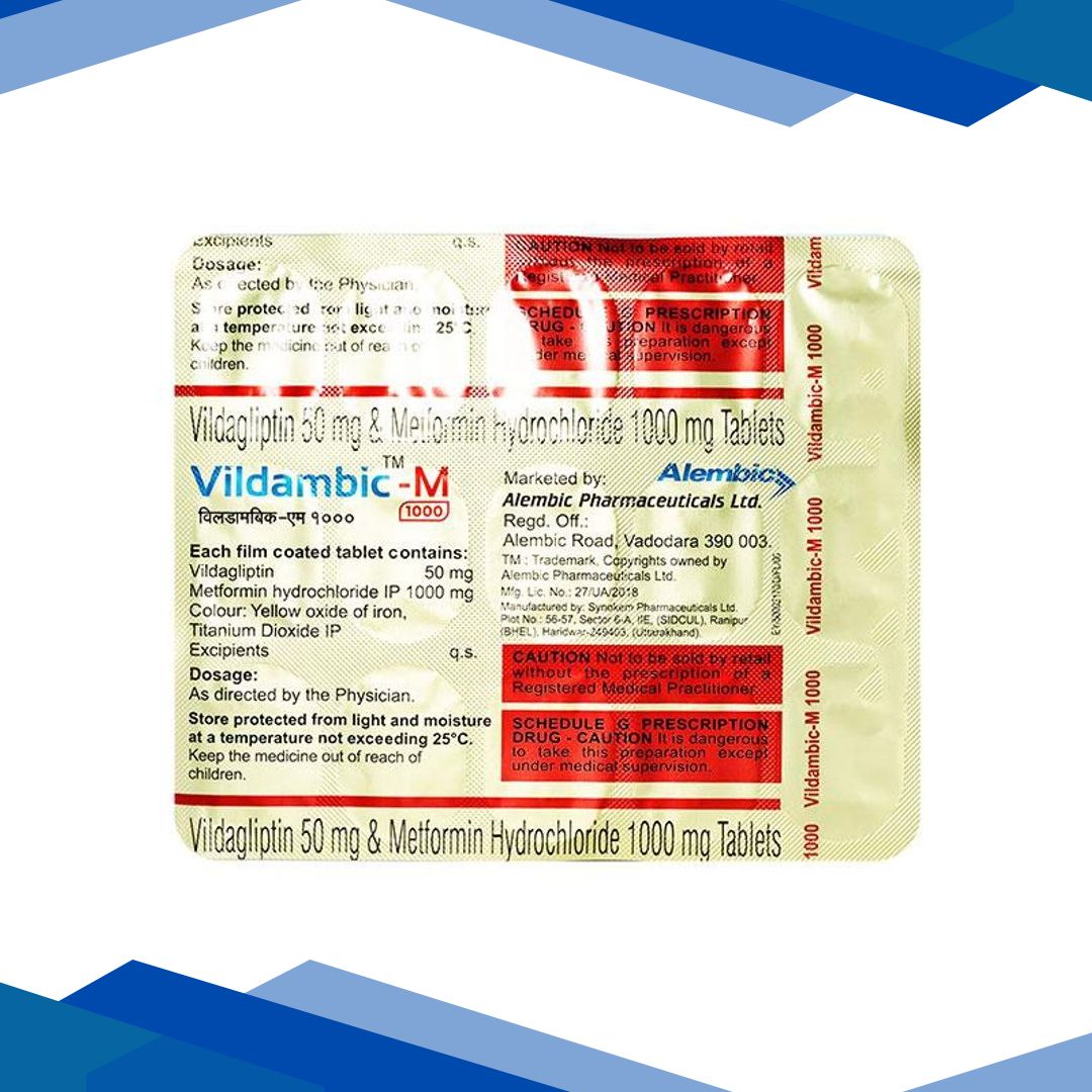 VILDAMBIC M 1000 Tablet 15’s