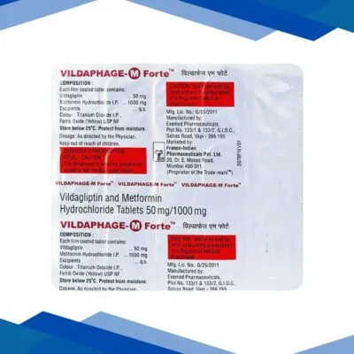 VILDAPHAGE M FORTE Tablet 15’s