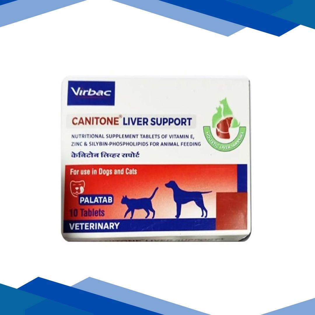 Virbac Canitone Liver Support Animal Feeding Tablet 10’s