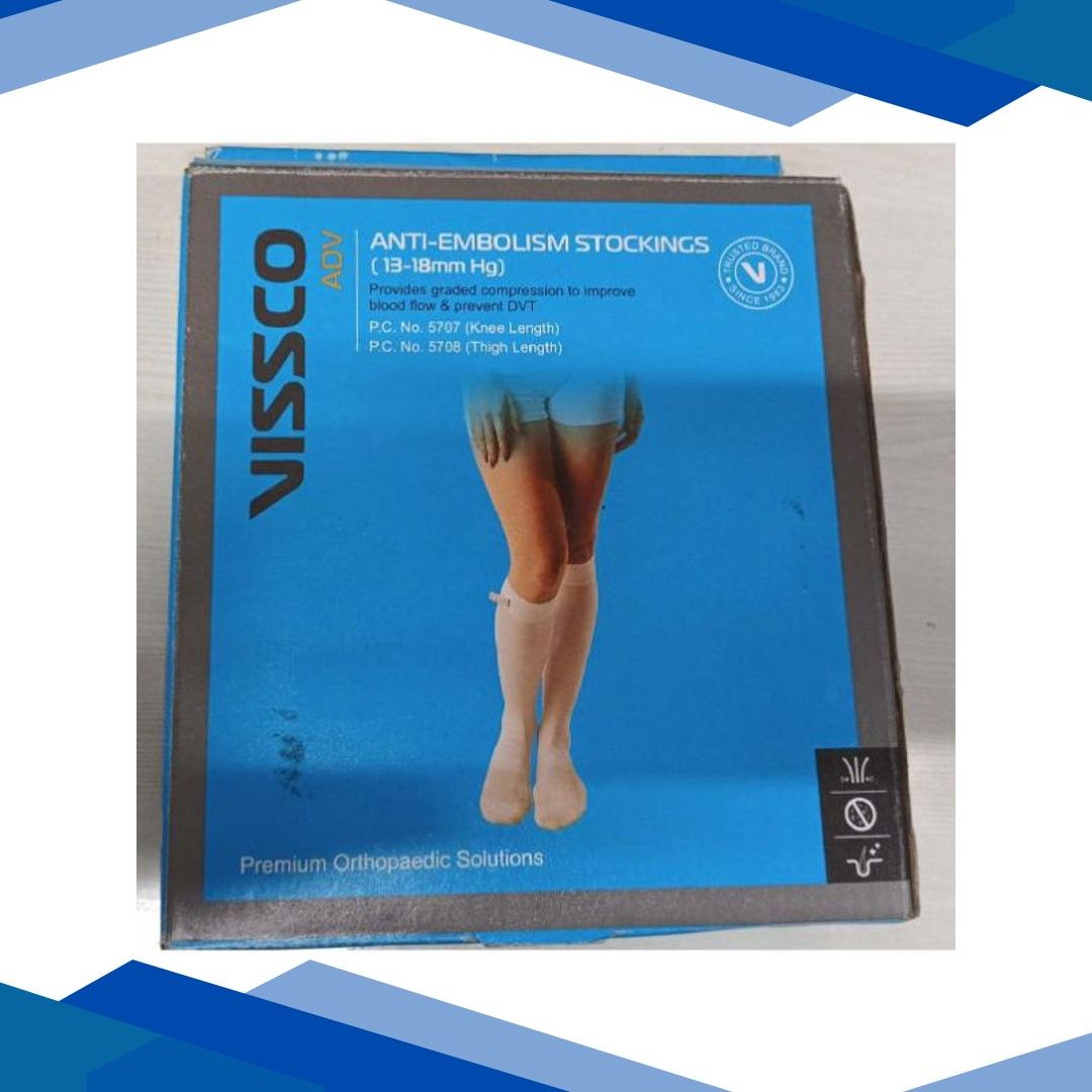 Vissco Adv Anti-Embolism Stockings (13-18mm Hg) (XL) 1’s