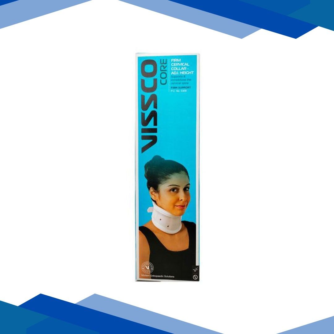 Vissco Core Firm Cervical Collar – Adj. Height (0309) (S)