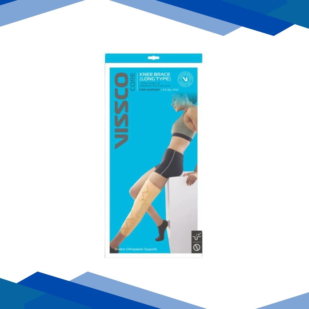 Vissco Core Knee Brace Firm Support (0701) (XXL) – Long Type